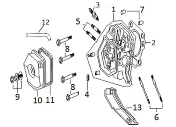 Cylinder Head And Cylinder Head Cover Assembly